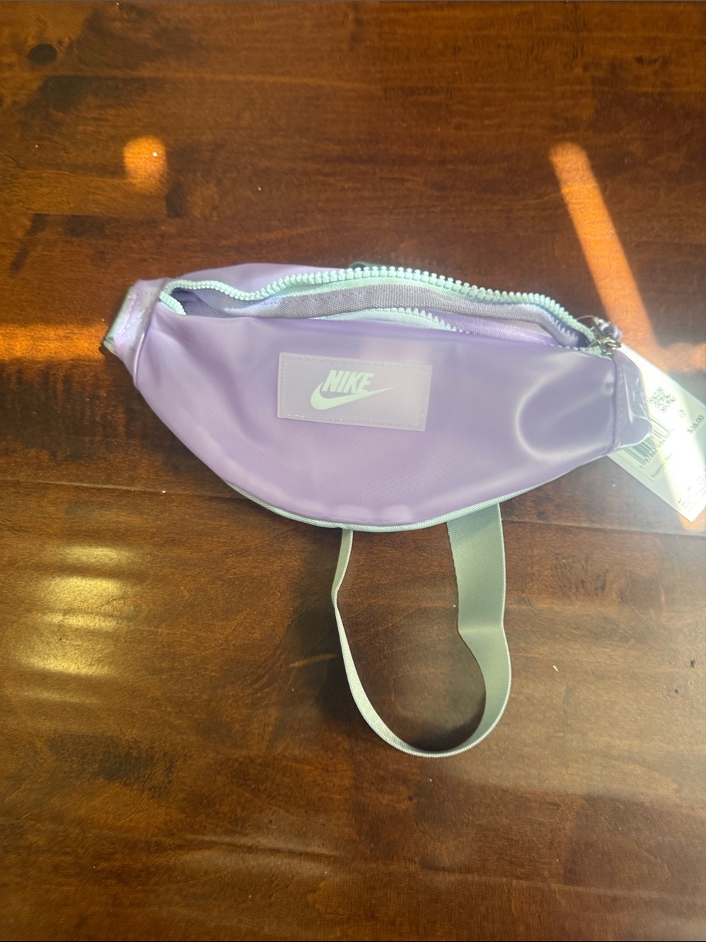 Nike Purple Lilac Waist Pack with White Logo